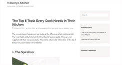 Desktop Screenshot of indannyskitchen.com